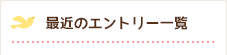 最新エントリー一覧